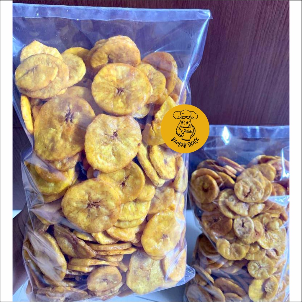 Jual [baobab Snack] Keripik Kripik Pisang Nangka Manis 250gr 250 Gram