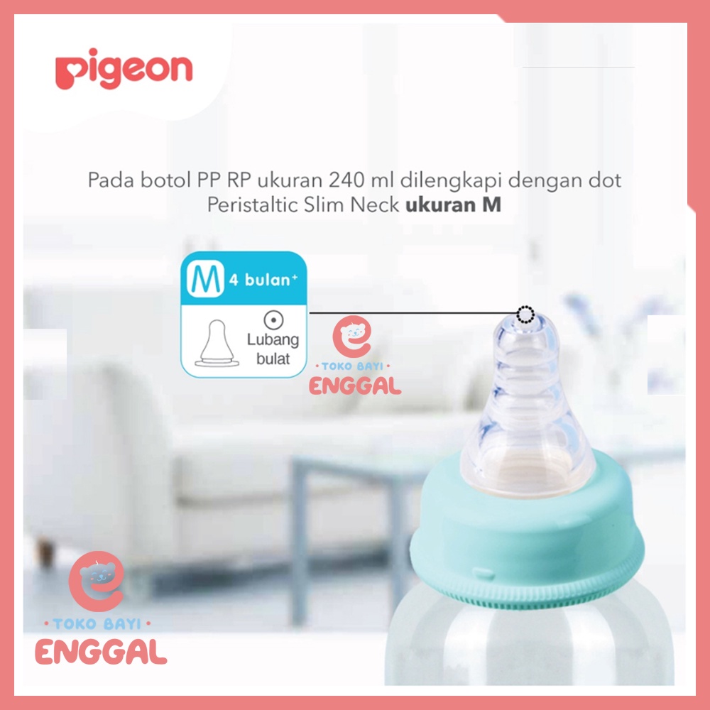 Pigeon Botol PP RP Hewan Langka W /S Type Silicone Nipple