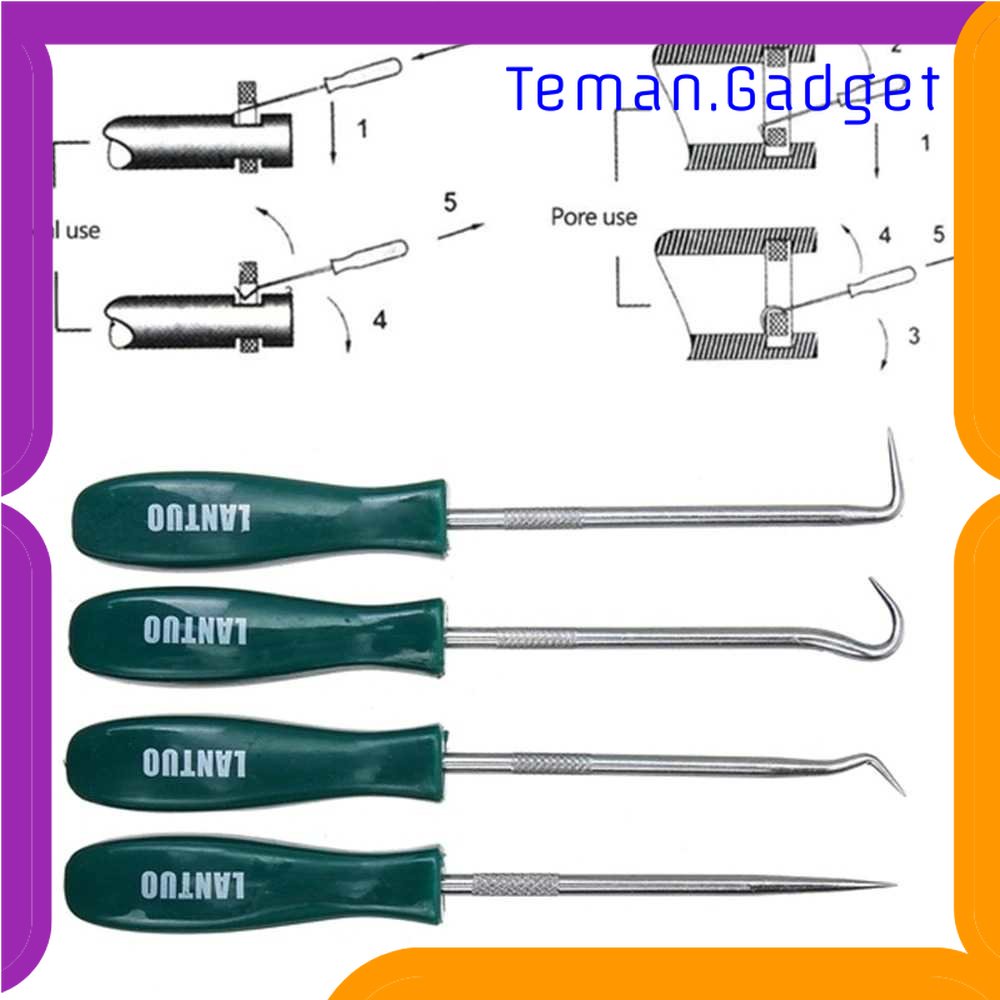 TG-PKK Obeng Cungkil Pelepas Seal Roller Karet Gear Mesin 4 PCS - G4