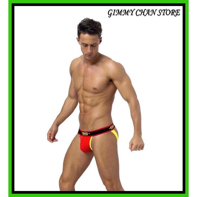 MURAH MERIAH JOCKSTRAP PRIA BS 85 MEN JOCKSTRAP PRIA CELANA DALAM OLAHRAGA PRIA - RED BS174R