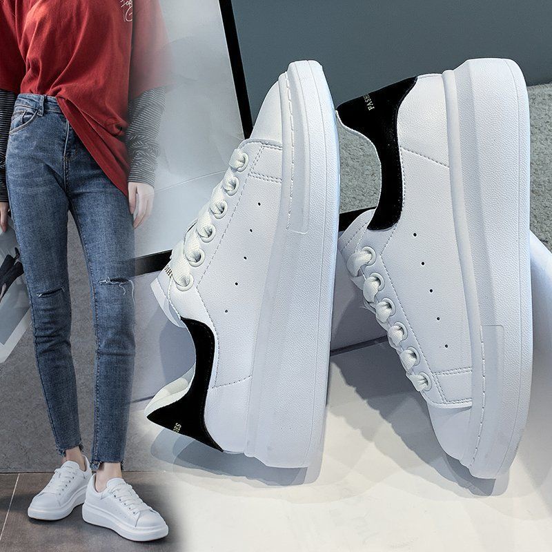 {EJ} Sepatu Wanita Full White Sepatu Sneakers Korea Terbaru Import Fashion Putih Polos