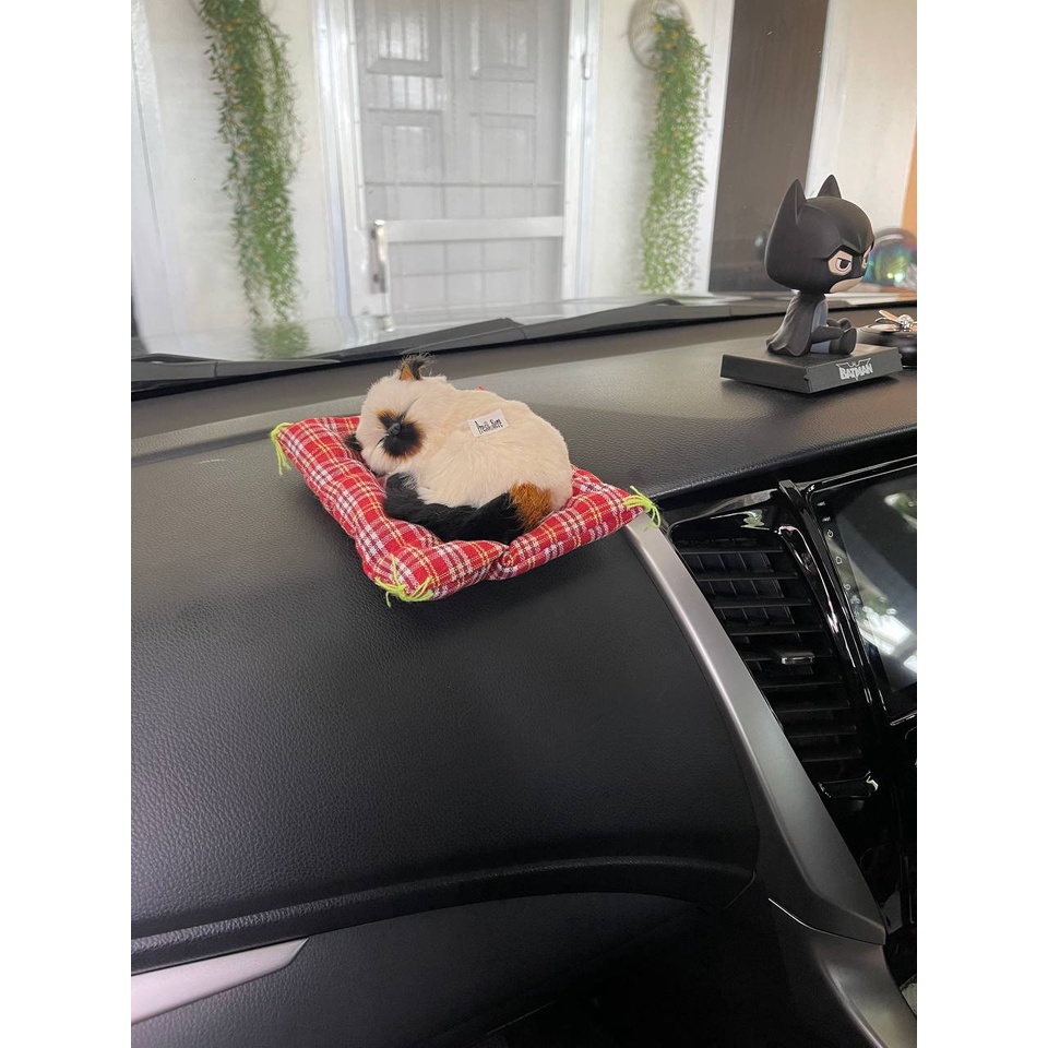 Pajangan Dashboard Mobil Interior Rumah Miniatur Kucing Meyerupai Aslinya