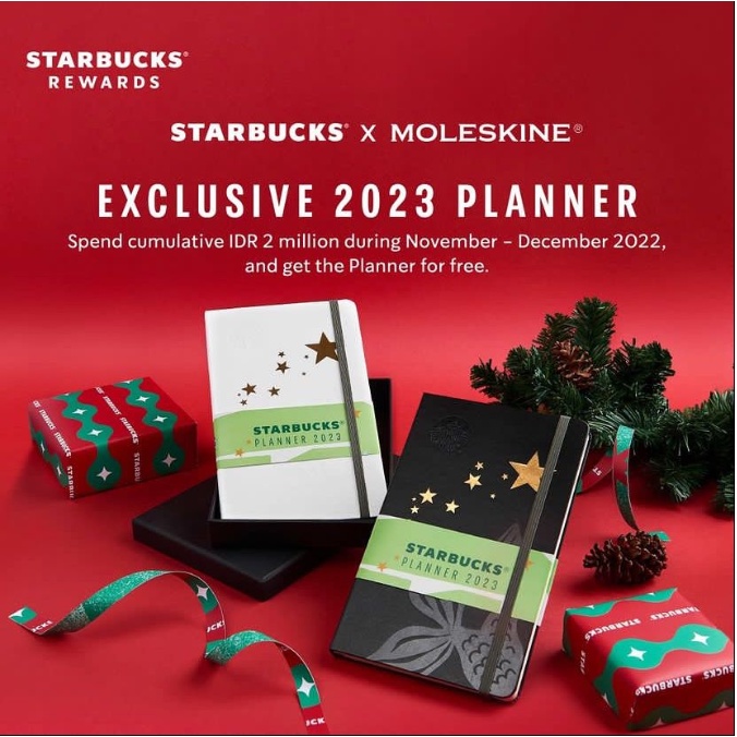 

Starbucks x Moleskine Indonesia Planner 2023