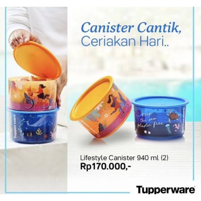lifestyle canister tupperware