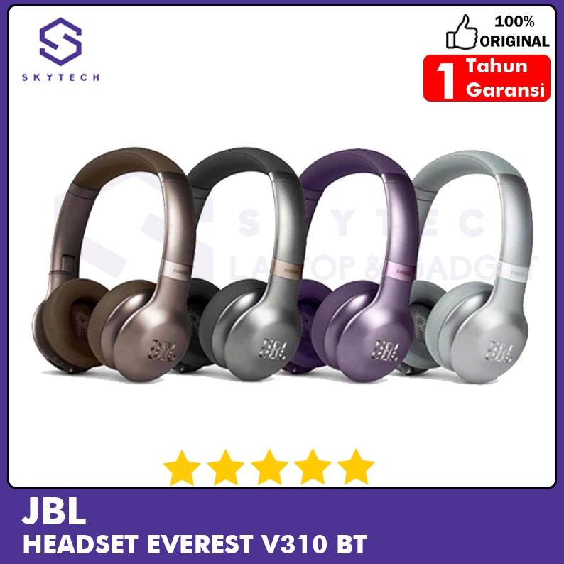 HEADSET/HEADPHONE BLUETOOTH JBL EVEREST V310/310 ORI GARANSI RESMI