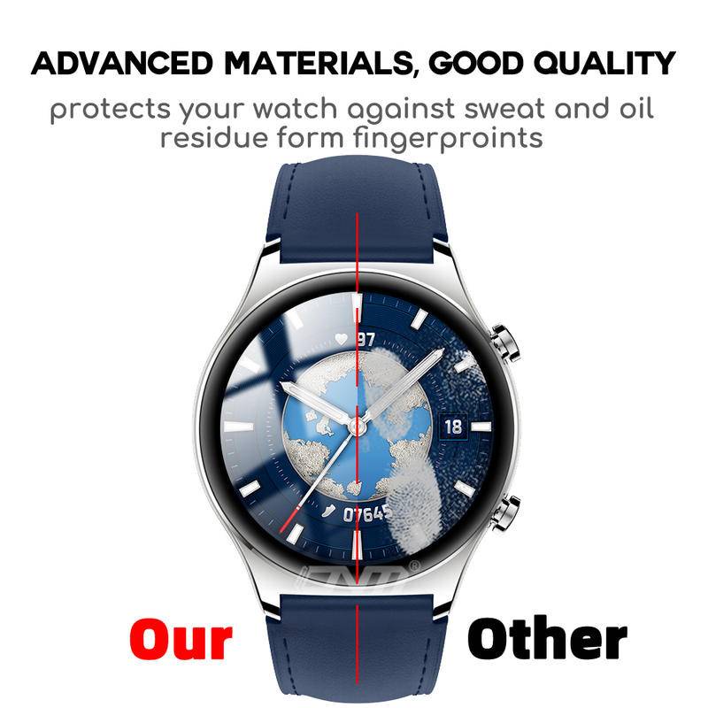Film Pelindung Layar 5D Untuk Huawei watch Gt3 2 Pro 2e 42mm 46mm 43mm Smartwatch Soft Cover Pelindung Untuk Huawei watch 3pro Fit 2d (Bukan Kaca)