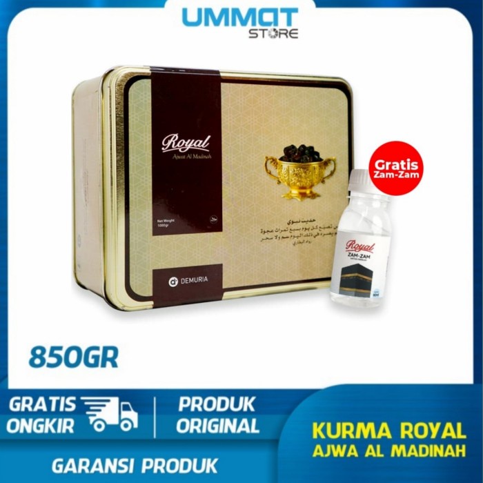 

KURMA ROYAL AJWA AL-MADINAH 1 KG PREMIUM