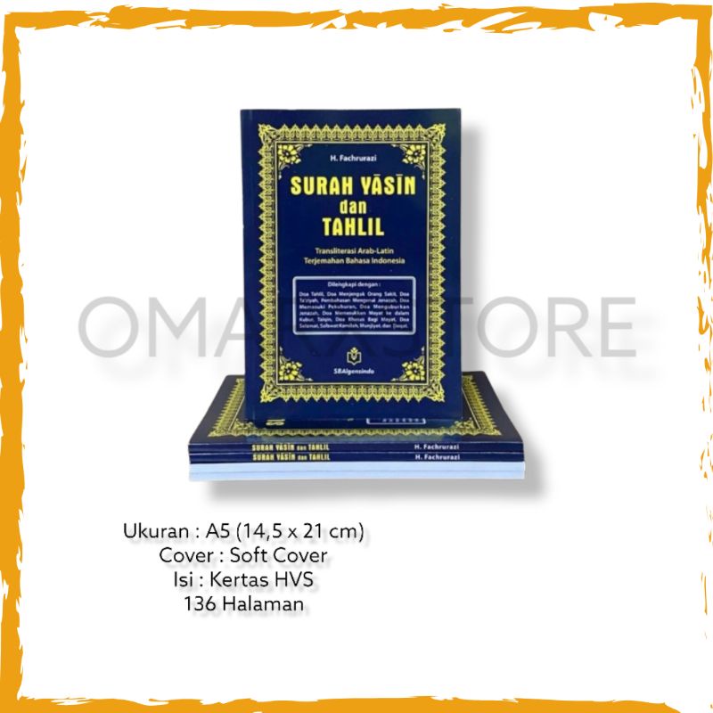 Surah Yasin dan Tahlil Ukuran Besar A5 136 Halaman - Sinar Baru