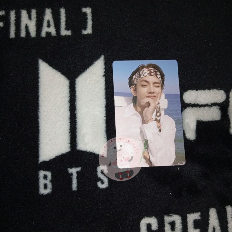 PC BTS V Album Butter Peaches Ver Taehyung Pantai Photocard Official