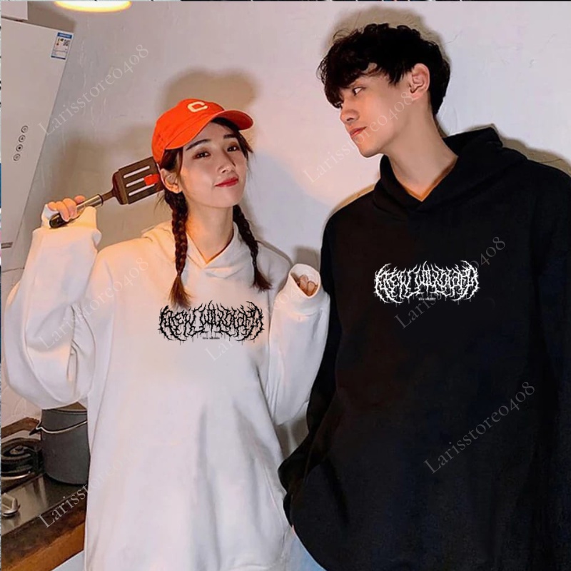 Hoodie Remaja Pria Wanita Krew Wikolaka Size L/XL XXL Hoodie Oversize Sweater Hudi Metal Aesthetic H
