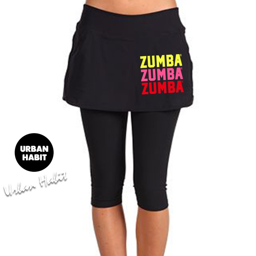 ROK ZUMBA / ZUMBA SKIRT / LUARAN LEGGING / ROK OLAHRAGA / ROK SENAM / ROK SENAM ZUMBA CSZ - 013