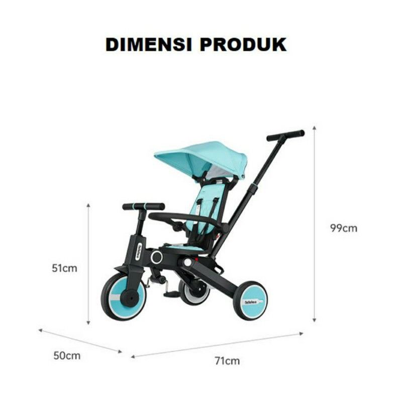 Bebehoo Gen 2 PRO Stroller 7 in 1 Sepeda Anak / Bayi Lipat
