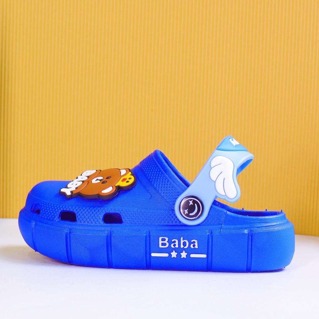 Okaybaby B253 Sendal Sandal Slop Import Anak Laki-laki Perempuan Karakter Lucu