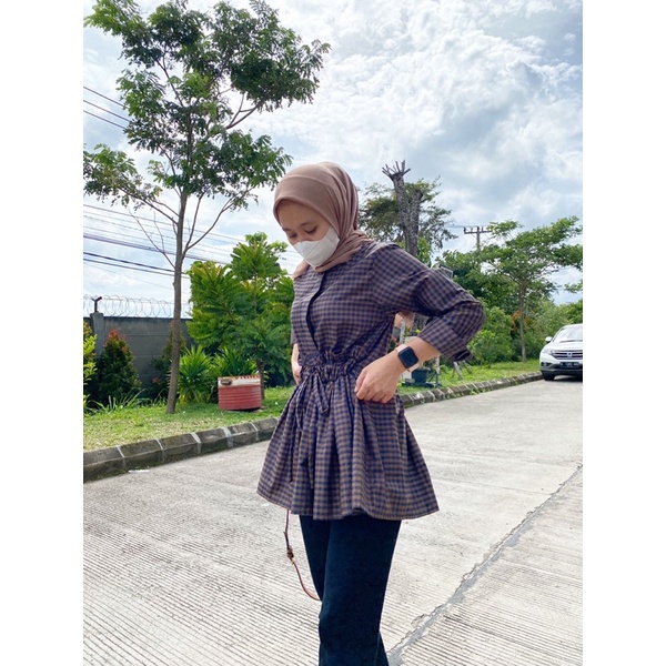 Aqila Blouse Katun Halus Wudhu Friendly S-XXL