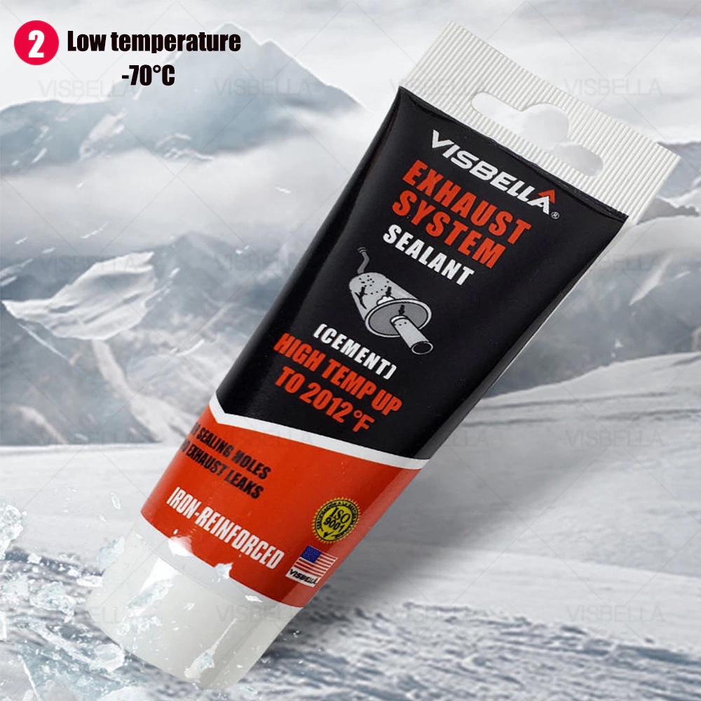 Visbella Exhaust System Sealant [ Cement ] High Temperatur 1100 Celcius Lem Panas Khusus Knalpot Mob