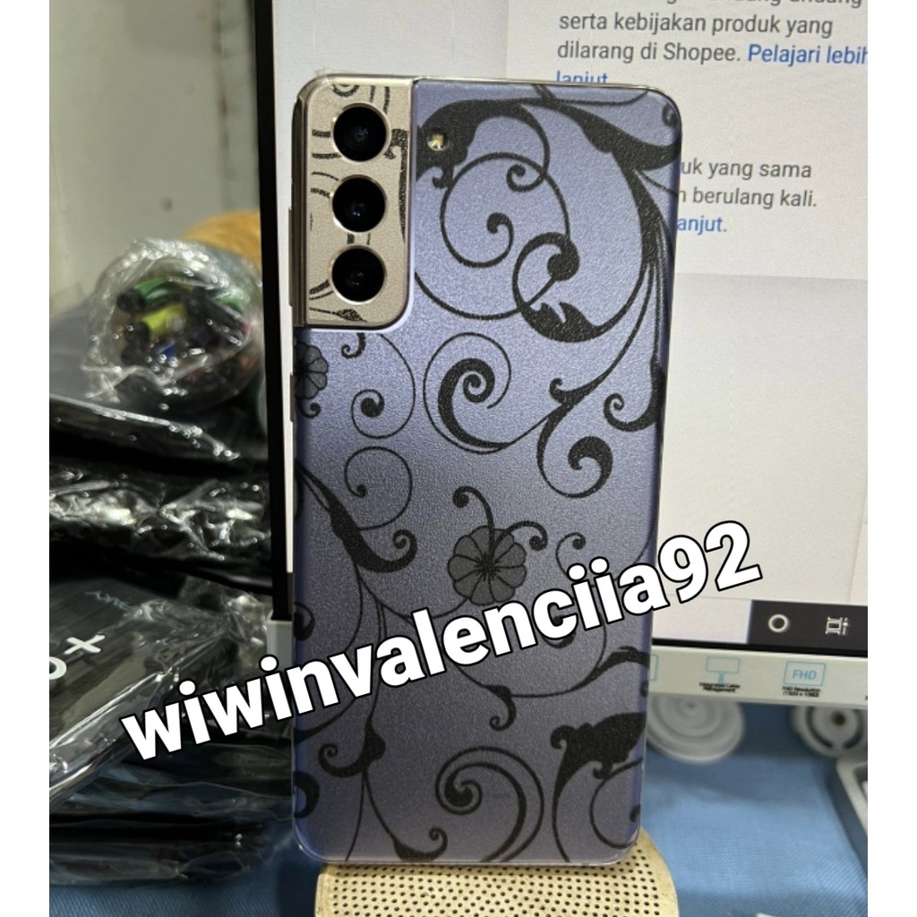 FLOWER!! Skin Back Casing Xiaomi Redmi 10-2022 10A 10C Redmi A2 A1 9 9i 9A 9C 9T 8 8A PRO 7 7A 6 6A 6Pro MiA1 MiA2 Lite MiA3 Mi5X 6X 5 5A 5+ 4 Prime 4A 4X 3 3S 3X 2 2S Garskin Belakang Clear Bening Motif Bunga Anti Jamur Stiker HP Ungu 4G 5G A3 5X 6X