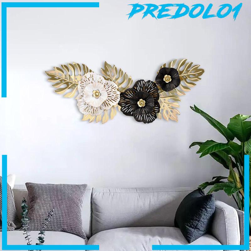 [Predolo1] Hiasan Dinding Bahan Metal Gaya Nordic Mewah Untuk Hadiah Hotel Ornamen Rumah