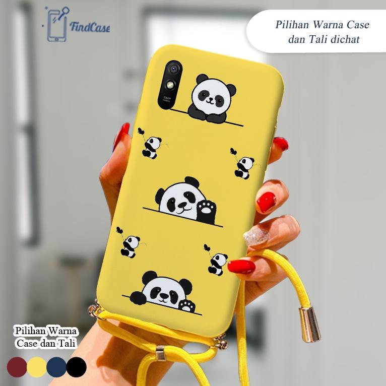 PRODUK- [FIS03] SOFTCASE GAMBAR + TALI FOR XIAOMI REDMI 9A | CASING REDMI 9A | CASE HP XIAOMI 9A | C