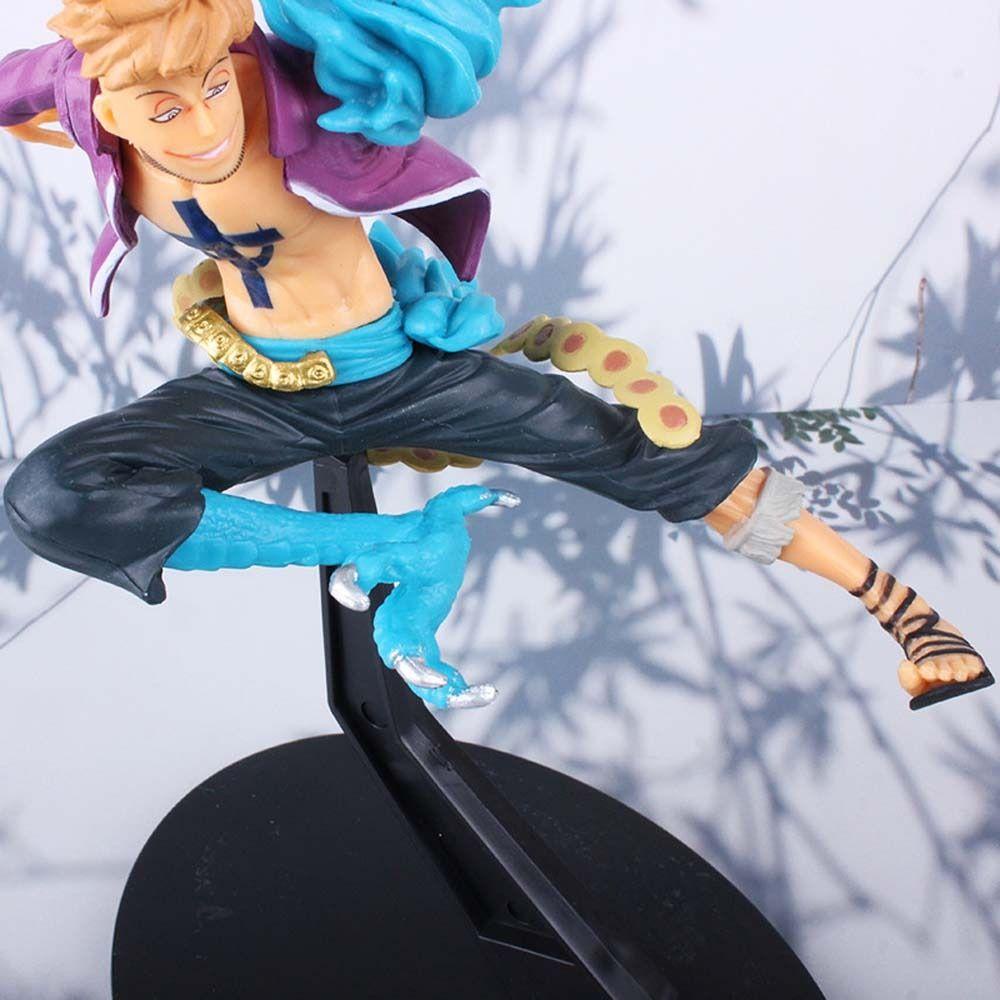 Lanfy Marco Action Figure Anime Jepang PVC Ornamen Desktop GK Manga Patung Top Battle Anime Figura Model