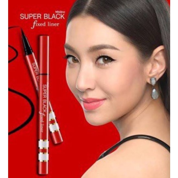 Eyeliner Super Black Fixed Liner By Mistine | Eye liner browit ORIGINAL THAILAND [TERMURAH]