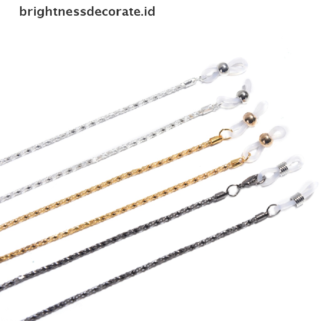 [Birth] Kacamata Baca Spectacles Sunglasses Glasses Holder Neck Cord Rantai Tali Metal [ID]