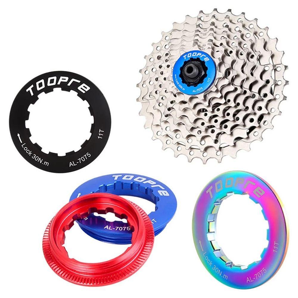 Lanfy Sprocket Locking Cover Kaset Sepeda Ringan Bersepeda Sepeda Gunung Flywheel Lock Ring