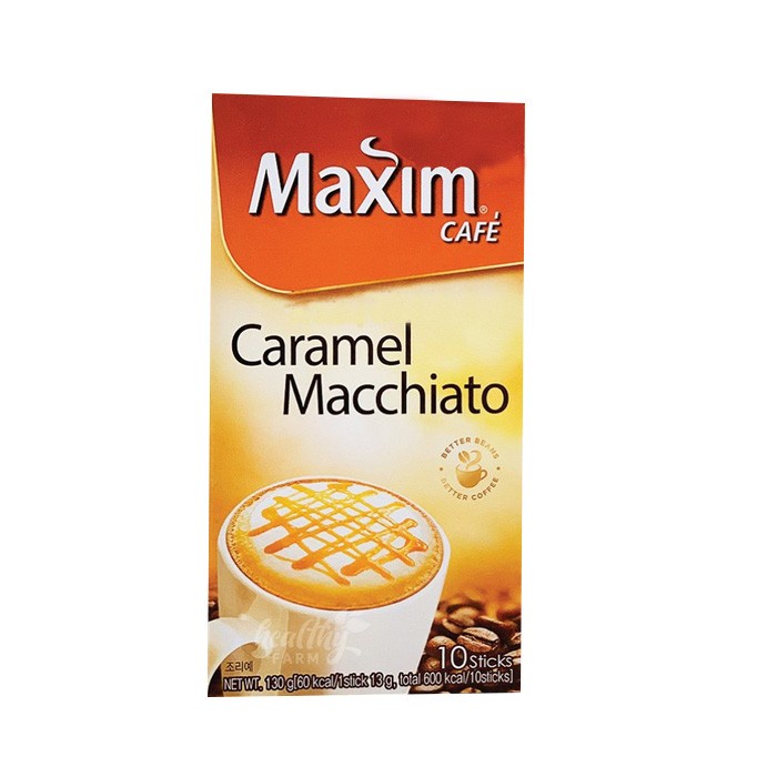 

Maxim Cafe Caramel Macchiato / Kopi Krimer Rasa Karamel 130 Gram