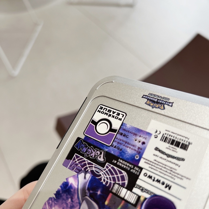 IPHONE Pokemon Geng Ghost Punya Mimpi Bingkai Lensa Plating Akrilik Casing Ponsel Tahan Guncangan Untuk Iphone12 11 13 Pro Max Perlindungan Kamera Bumper Bening Penutup Belakang