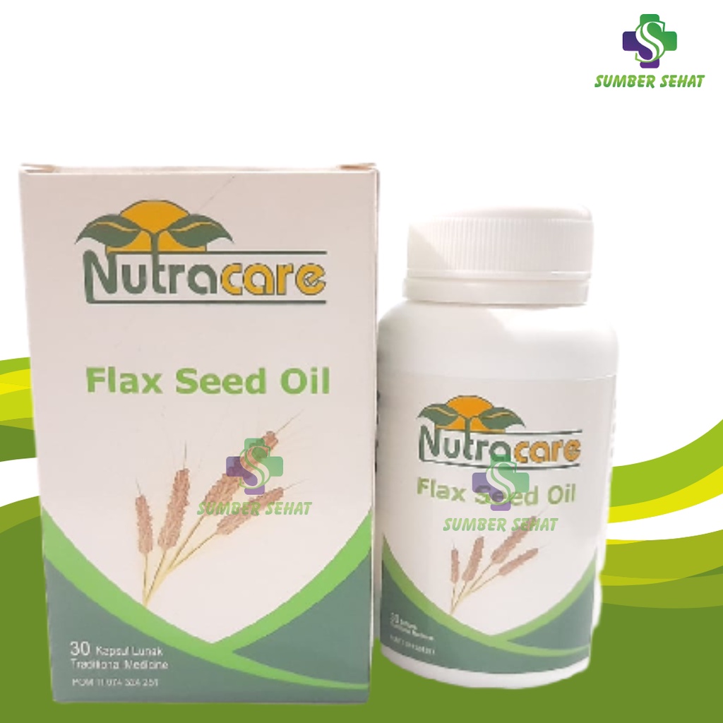NUTRACARE FLAX SEED OIL BOTOL 30 KAPSUL