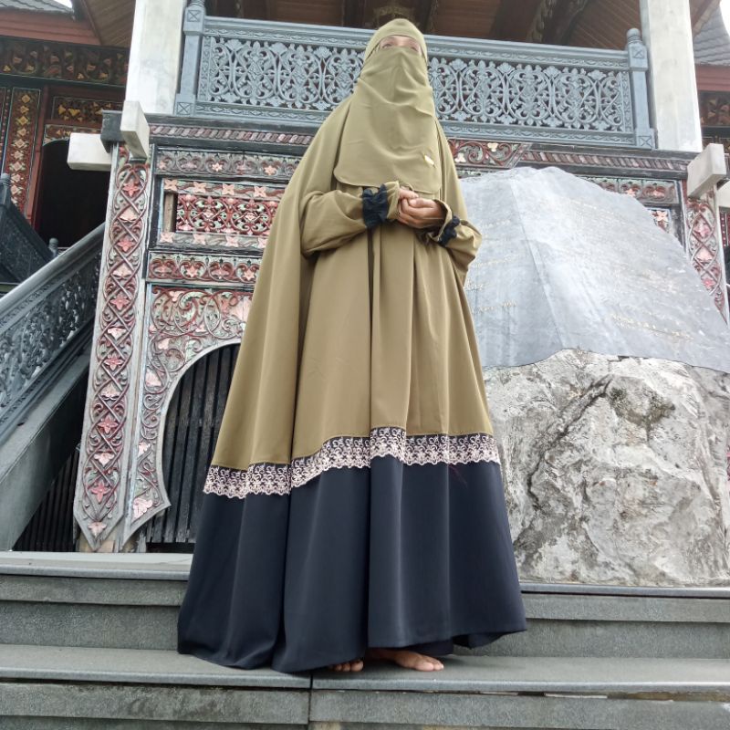 FRENCH KHIMAR ,KHIMAR OVERHEAD/KHIMAR LANTAI/FLOOR KHIMAR/KHIMAR BOLONG TANGAN,KHIMAR SET CADAR, FRE