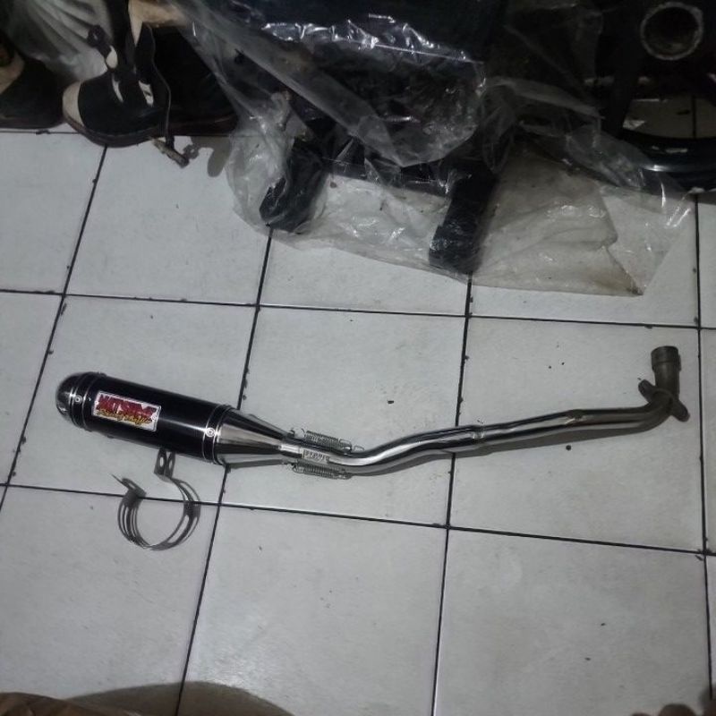 cuci gudang, knalpot natsume Jupiter Z old karbu