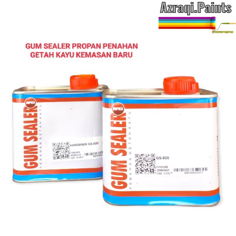 Jual PROPAN GUM SEALER PENAHAN GETAH KAYU ( 1 LITER / SET ) Shopee