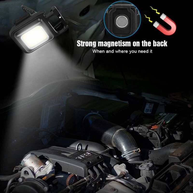 Senter LED super terang / lampu emergency mati lampu / Lampu led bisa di cas charger/ lampu tempel magnet