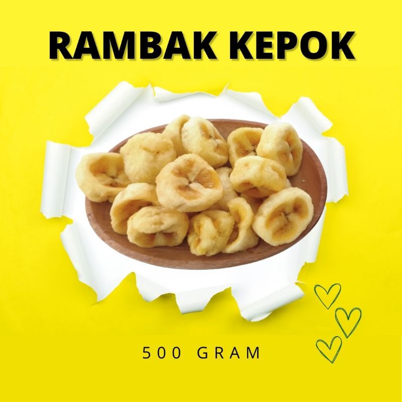 

[[ LIDIA ]] RAMBAK PISANG KEPOK KUALITAS PREMIUM 500Gr