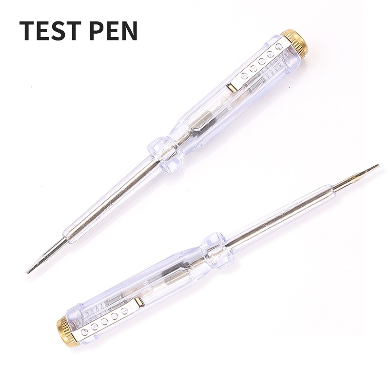 ISKU Test Pen/Tespen 100-500 VAC 14cm Plastik ABS Tester Mudah Dibawa