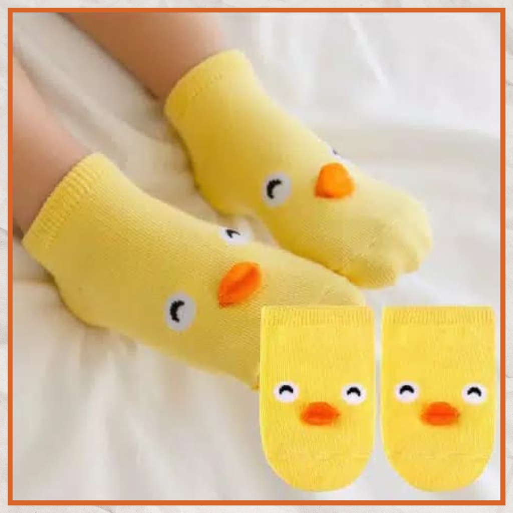 Kaos Kaki Hidden Socks Anak Korea Kepala Binatang Lucu