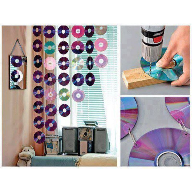 Kaset CD DVD Bekas untuk Kerajinan Tangan