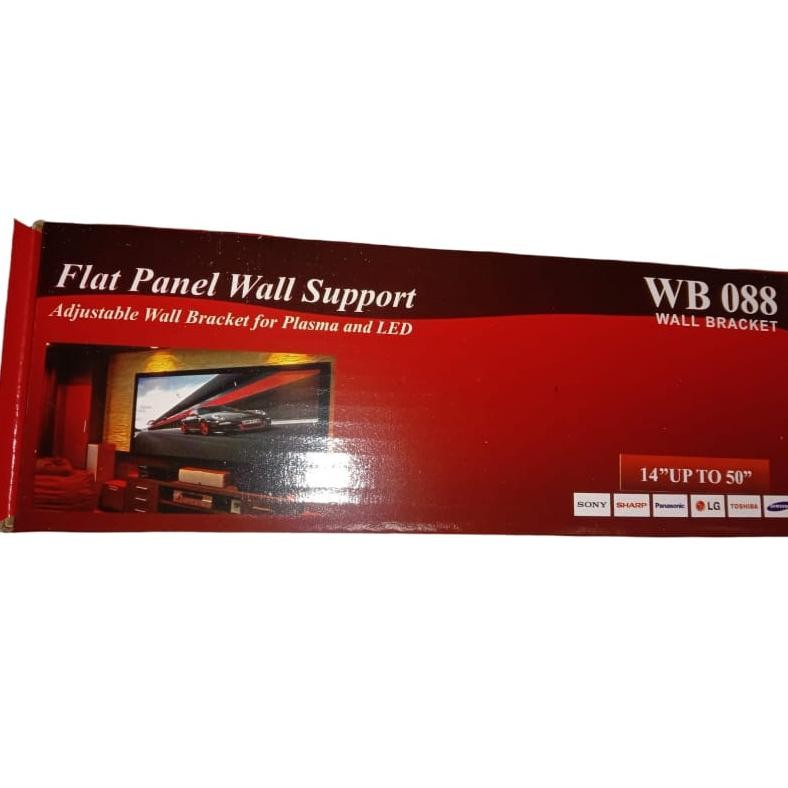 BRACKET TV FLAT PANEL WALL SUPPORT WB 088 14 up to 50 &quot; new!!