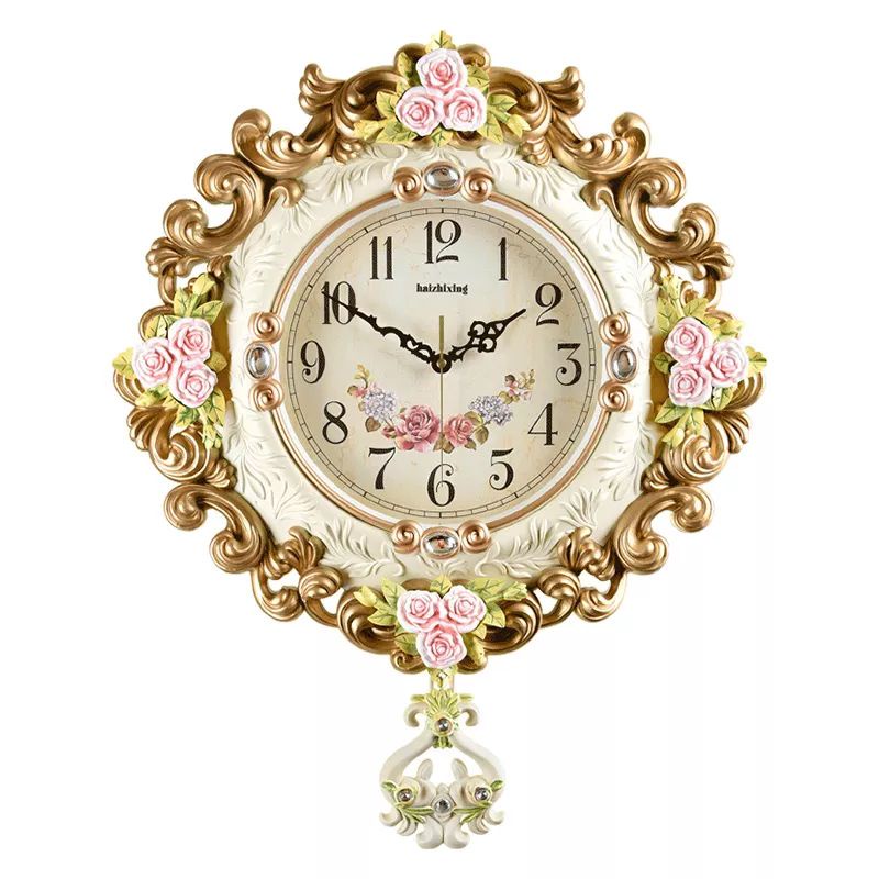 jam dinding shabby chic / jam sultan mewah /jam turki style JP78 FREE BUSA STYROFOM/BUBBLE