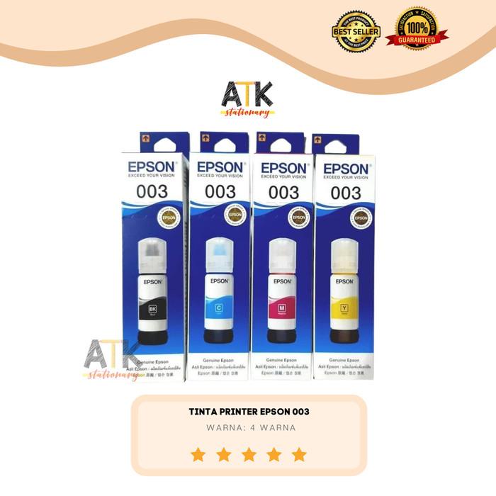 

Tinta Epson 003 Black Hitam/Warna atk