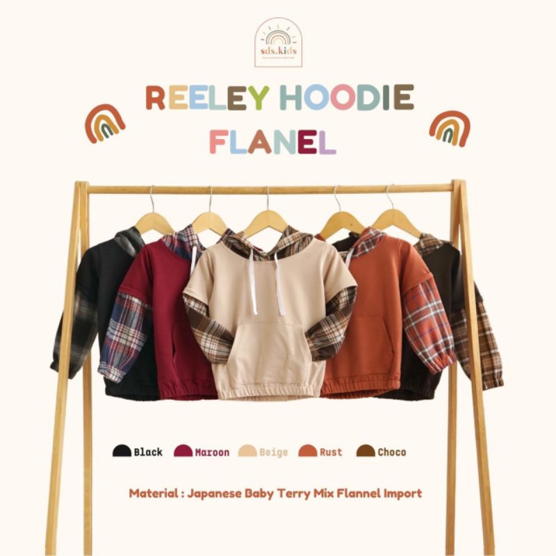 REELEY FLANNEL HOODIE