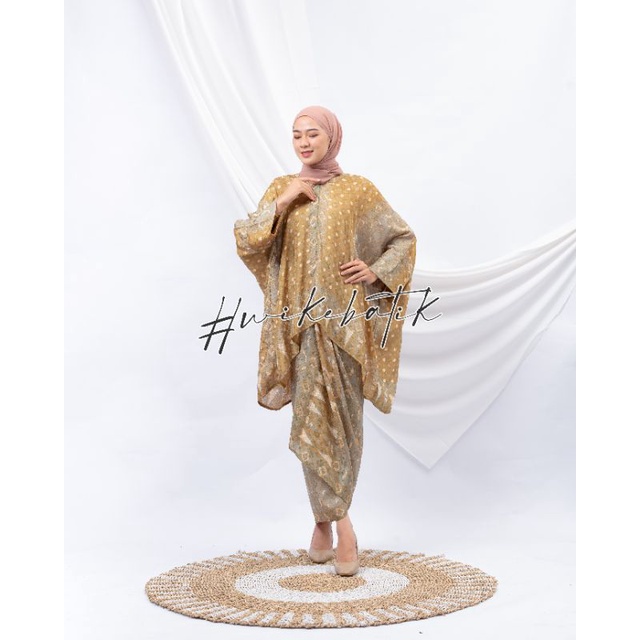 BATIK TRUSMI | SET KAFTAN LAVANI JUPRI KHAS PALEMBANG BAHAN VISCOSE