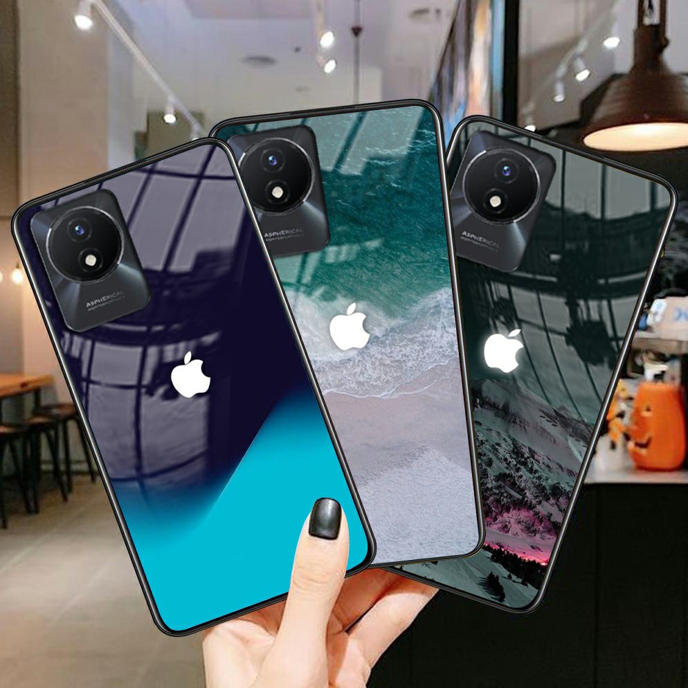 [SC247] Softcase Kaca VIVO Y02 2022 Terbaru - Case handphone VIVO Y02 2022 Terbaru - Kondom Hp VIVO 