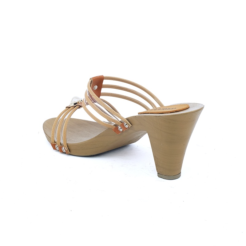 sandal heels wanita,sandal kelom wanita,sandal cewek GO4718