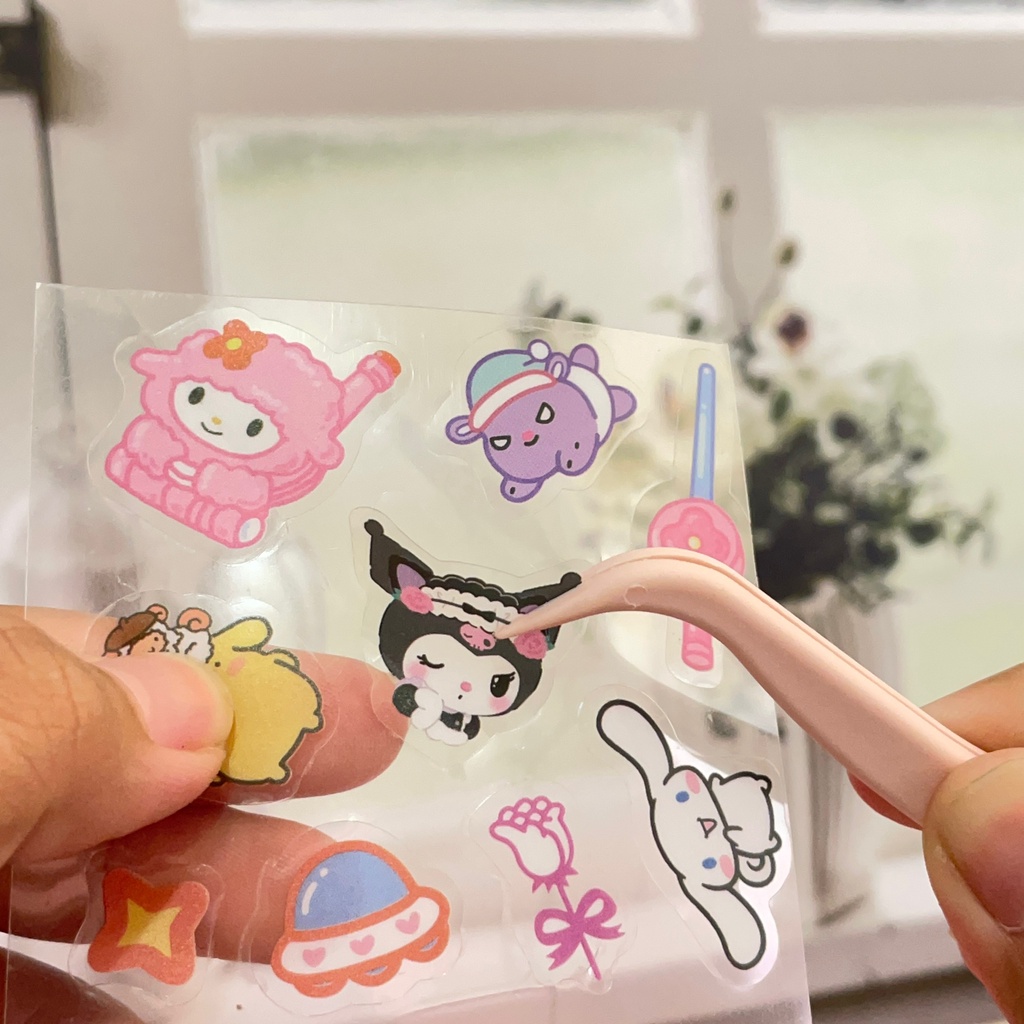 PENJEPIT STIKER BAHAN PLASTIK READY 4 WARNA PINSET STICKER CUTE MURAH ALAT PENCABUT STIKER KUALITAS TERJAMIN READY GROSIR DAN COD
