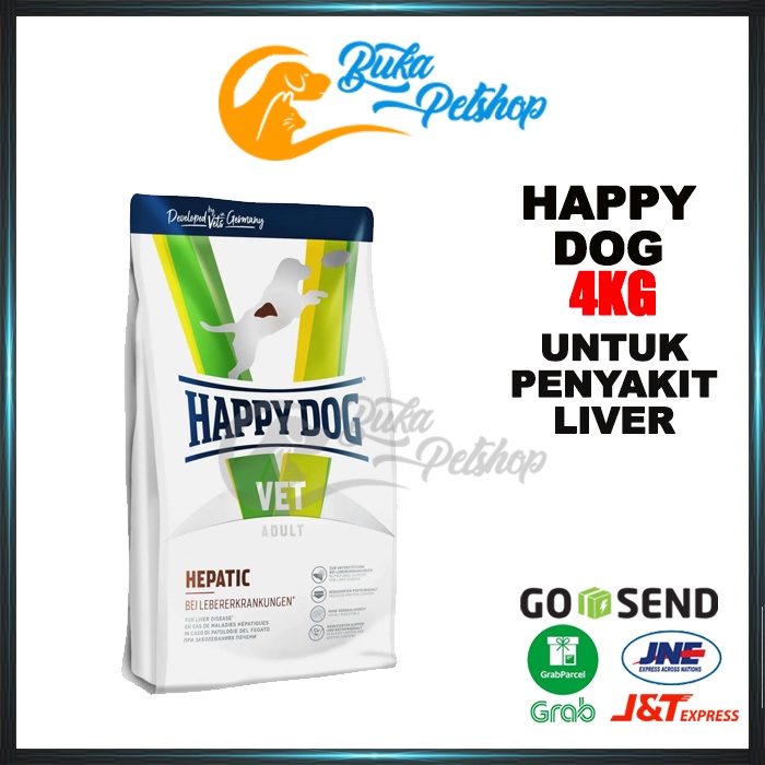 HAPPY DOG VET HEPACTIC 4KG Makanan Anjing Untuk Penyakit Liver