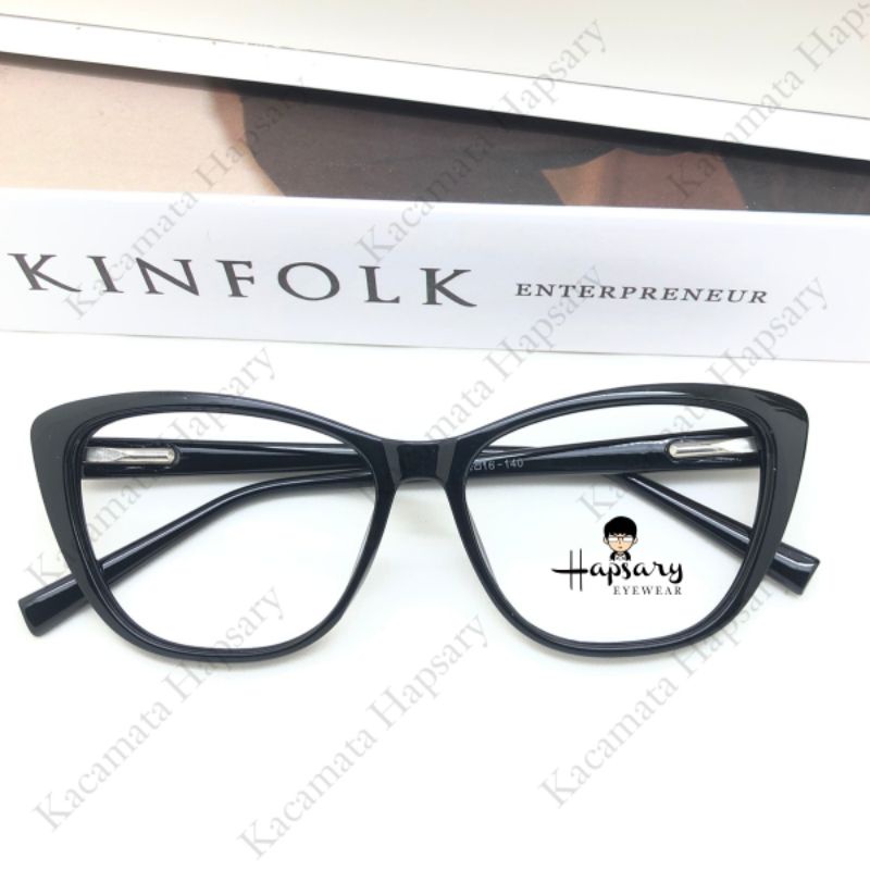 Frame Kacamata Wanita Cat Eye 7003 Antiradiasi Minus cylinder dan Plus | Blueray Photocromic dan Bluecromic