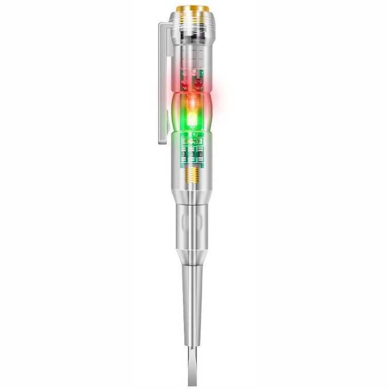 ANENG Obeng Tester Pen with Indicator Dual LED - B11 - Transparent