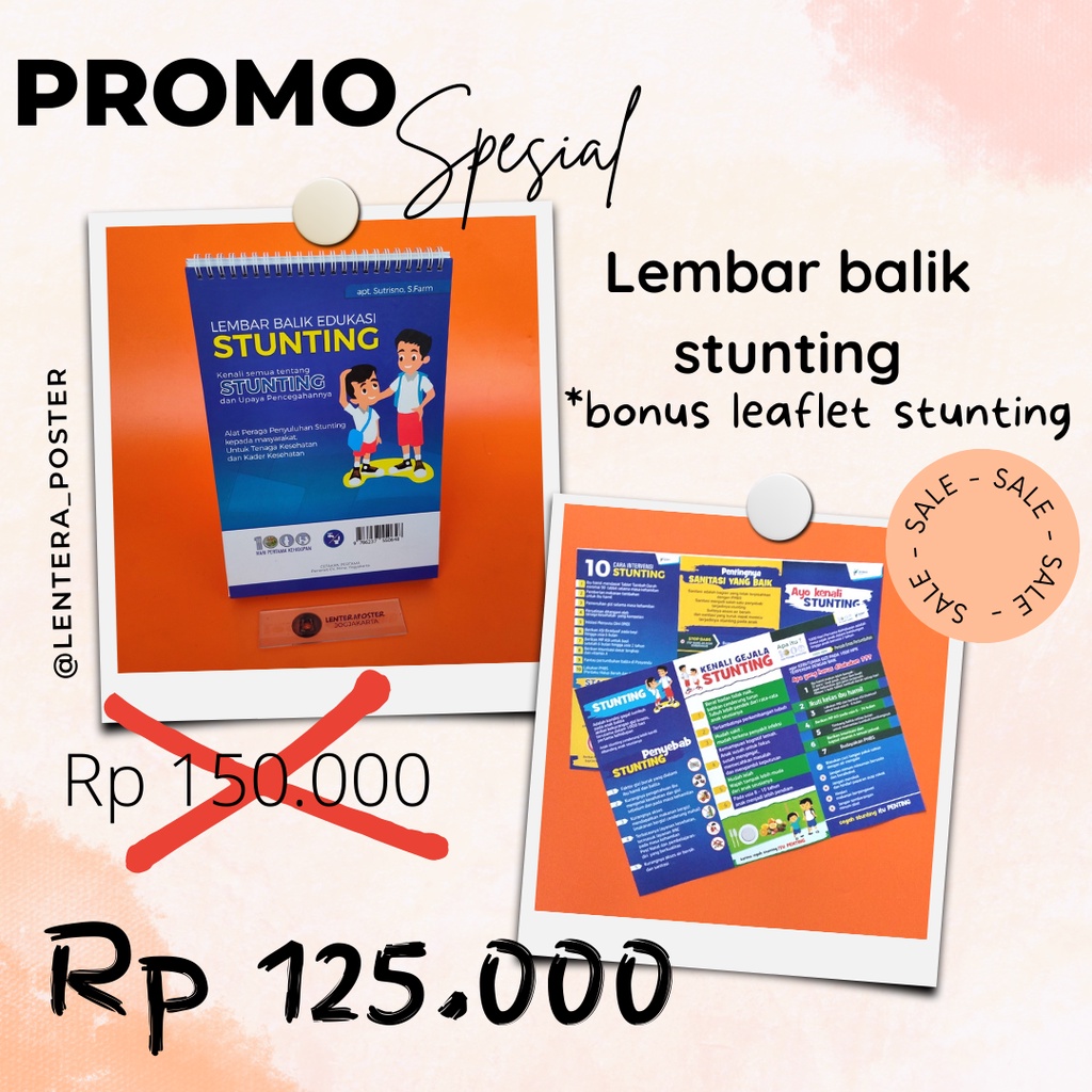 Lembar Balik Stunting Bonus Leaflet Stunting - Lembar Balik Stunting - Leaflet Stunting