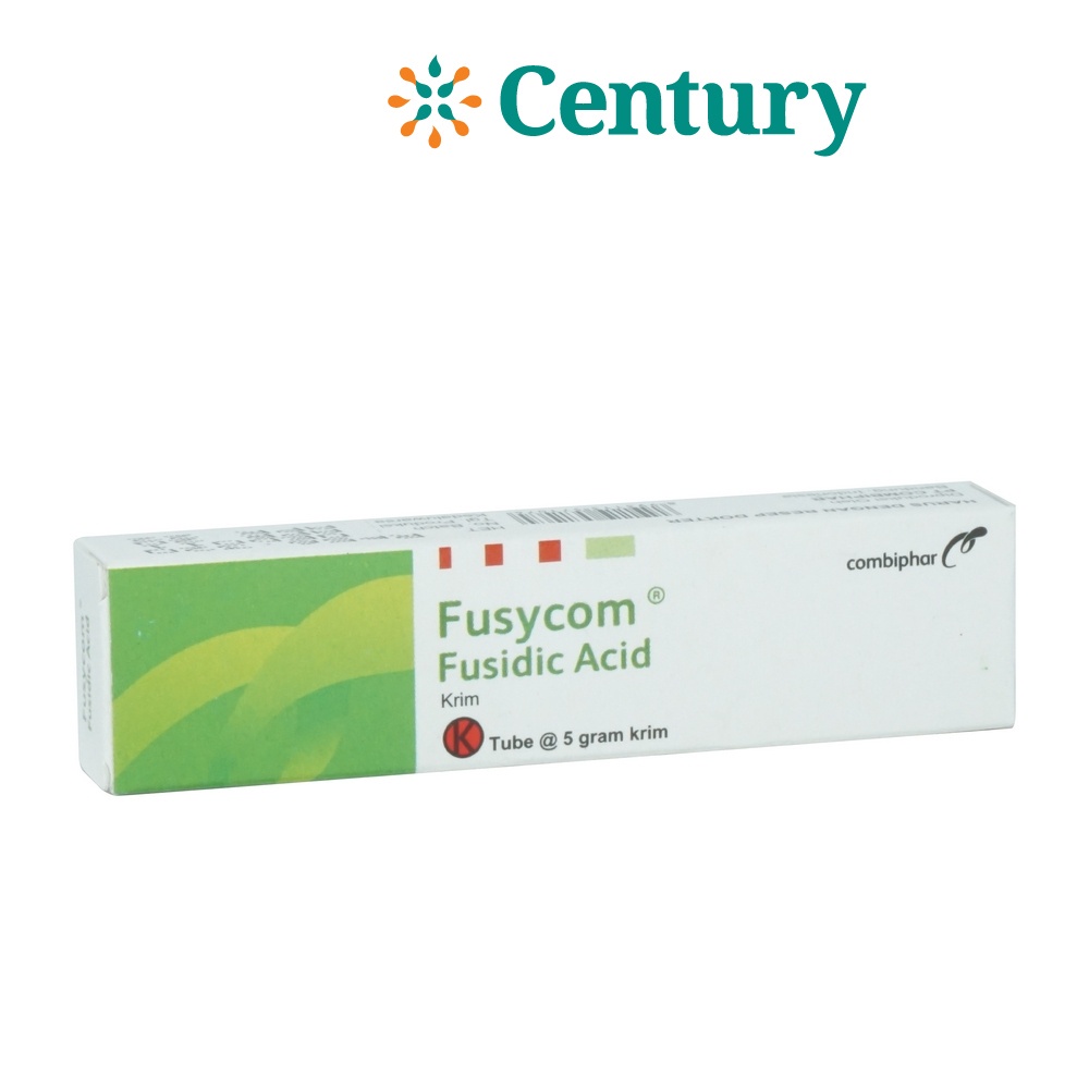 FUSYCOM CREAM 5gr / ASAM FUSIDAT 20mg / KULIT/INFEKSI/BISUL